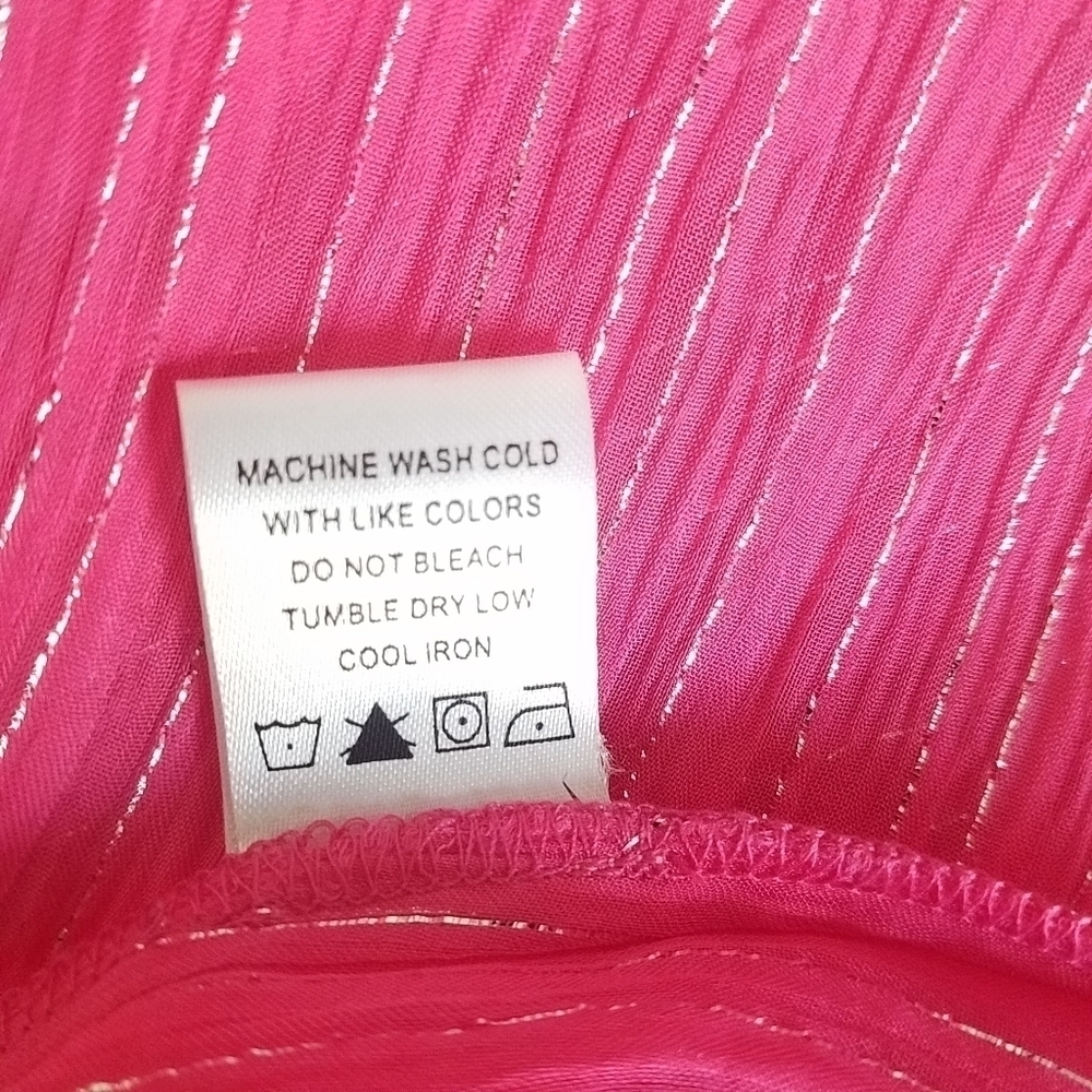 𝅺Tularosa Camellia Dress in Raspberry Sorbet Barbiecore Size XXS - Picture 12 of 14